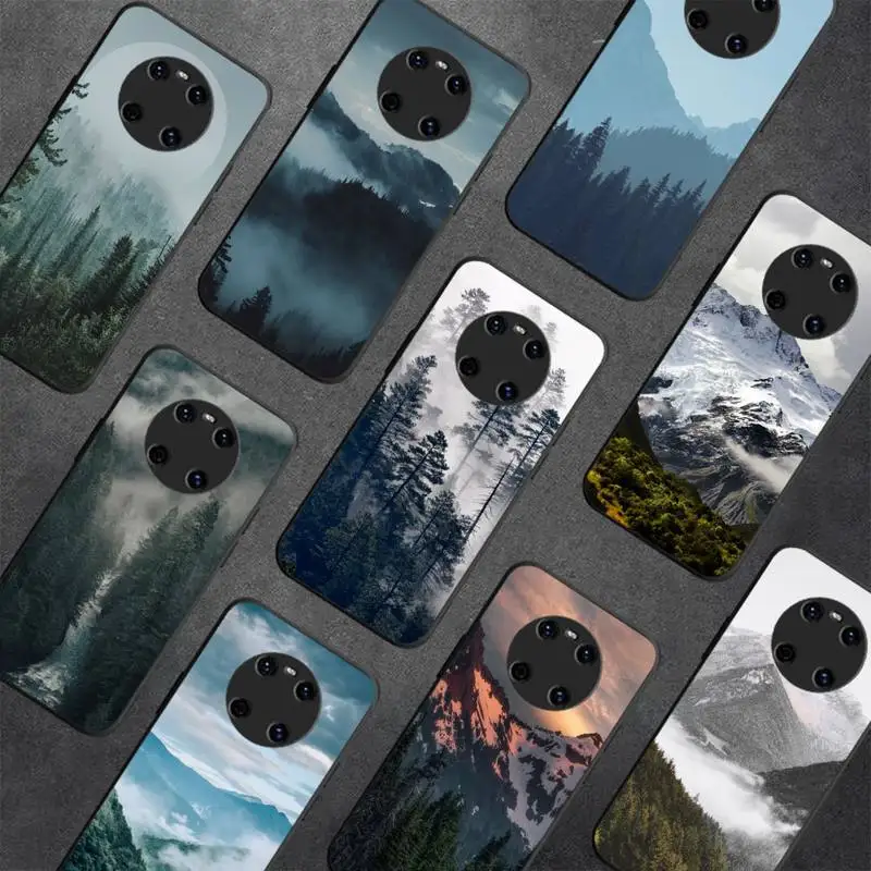 

Mountain Forest Phone Case For Huawei Y 5 Y6 2019 Y5 2018 Y9 2019 Luxury case for 9prime2019