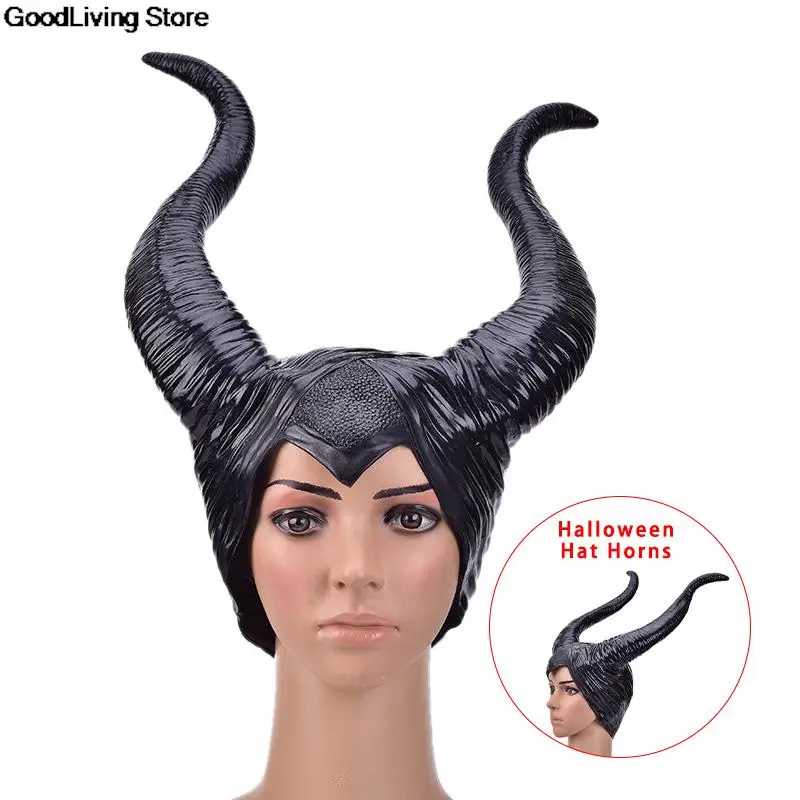 

Головной убор Малефисента злого королевы для косплея на Хэллоуин