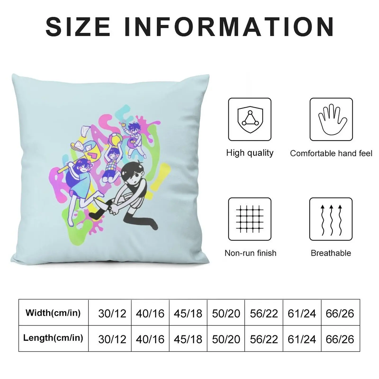 Omori omocat наволочка для диванной подушки роскошные рождественские наволочки