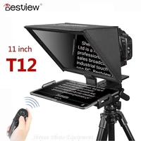 desview bestview t12 teleprompter for canon nikon sony camera photo studio dslr for ipad interview video camera reader prompter