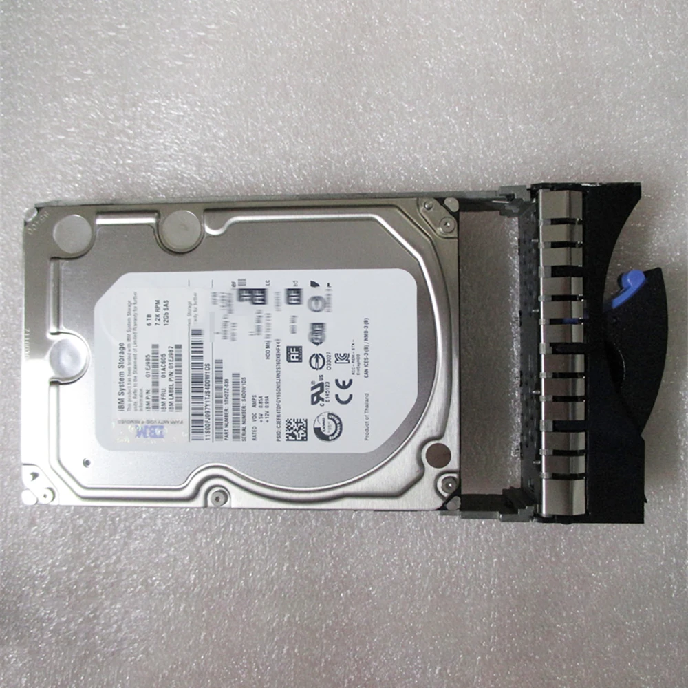 

01AC605 для жесткого диска IBM V5000 Gen 2 V5030 6T 7,2 K SAS 3,5 "12G