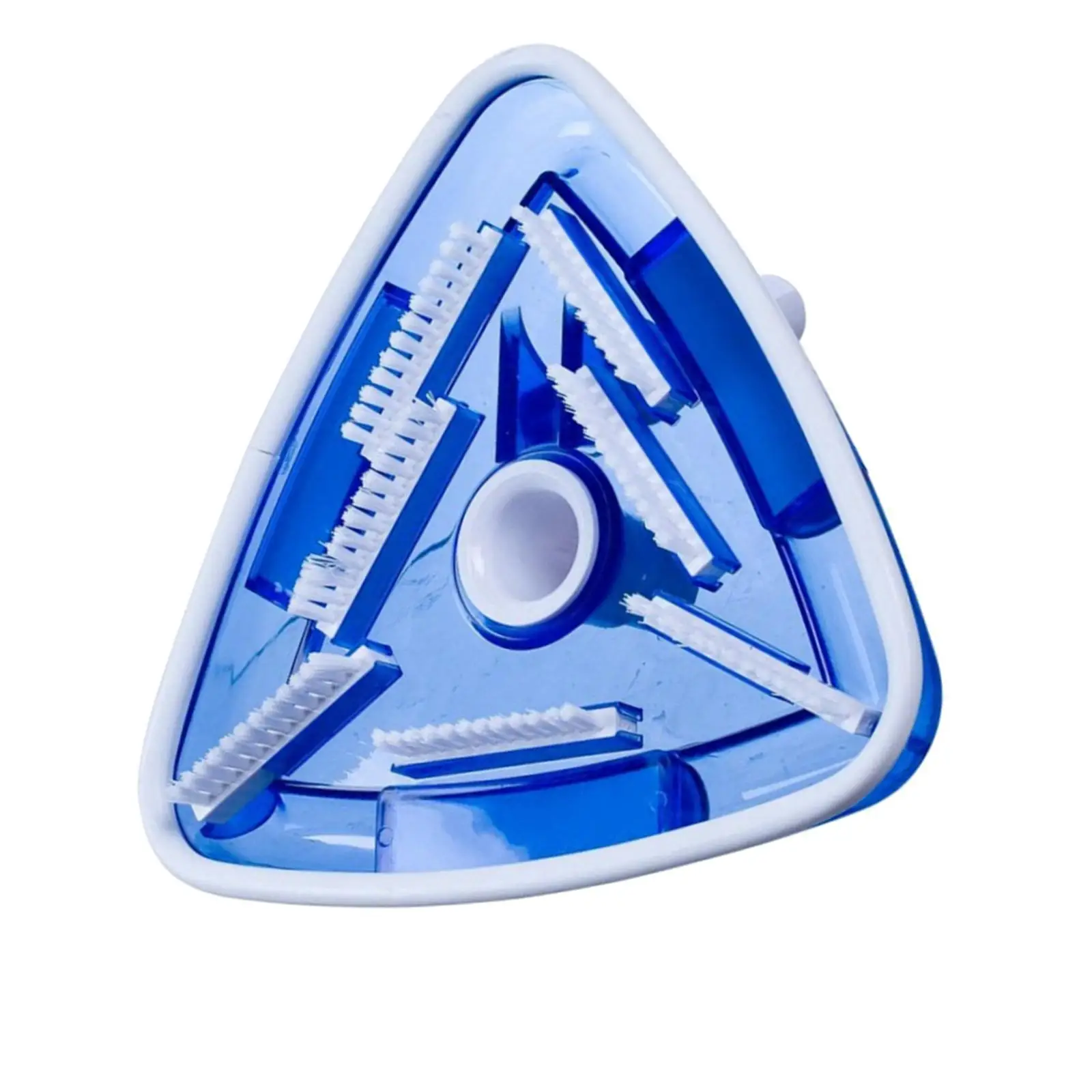

Прозрачная треугольная вакуумная головка для бассейна с поворотным соединением шланга, всасывающая головка для спа-бассейна из стекловолокна