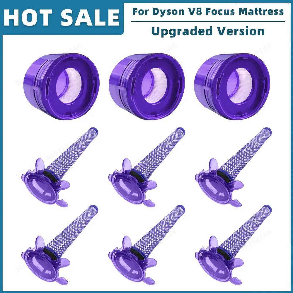 

Совместимость для Dyson V8 Focus матрас пылесос замена запасных частей Аксессуары Pre Rear Post Filter