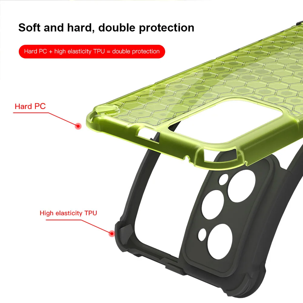 keysion shockproof case for realme gt neo 2 2t 8i q3s c25s c20a c11 2021 narzo 50a 50i honeycomb phone back cover for oppo a95 free global shipping