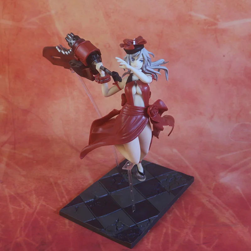 Аниме GOD EATER BURST Alisa малиновое памятное платье ПВХ фигурки аниме коллекционные