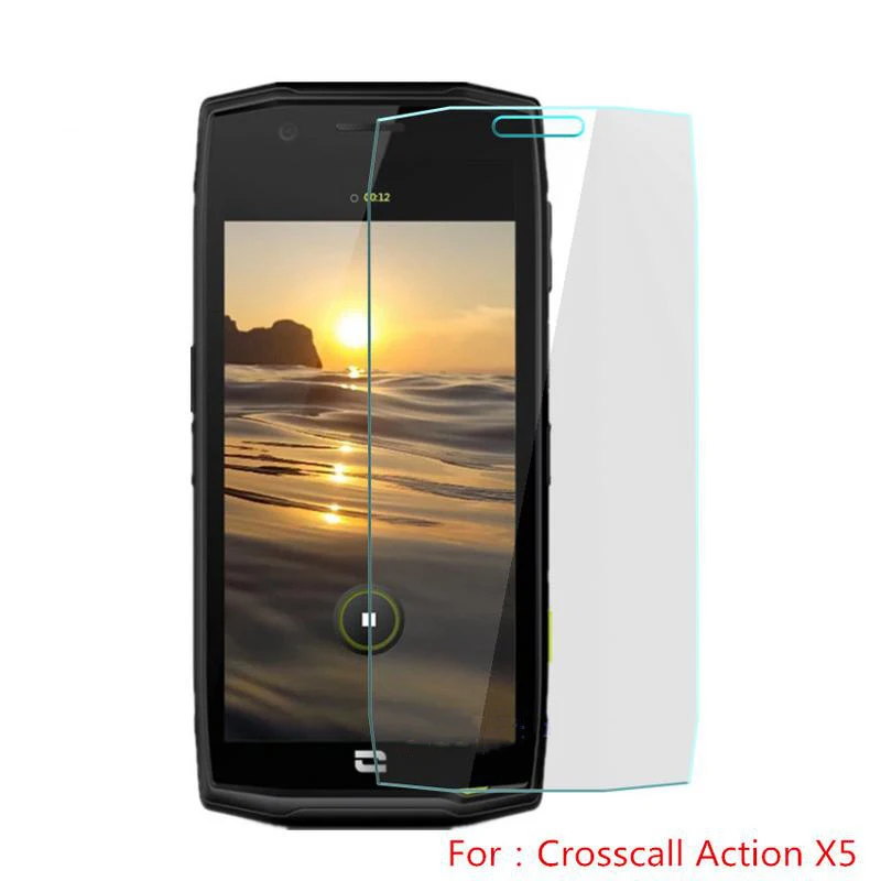 

For Crosscall Action-X5 Action X5 Tempered Glass Film Cover Screen Protector Guard Saver Crosscall ActionX5 Protective Glass