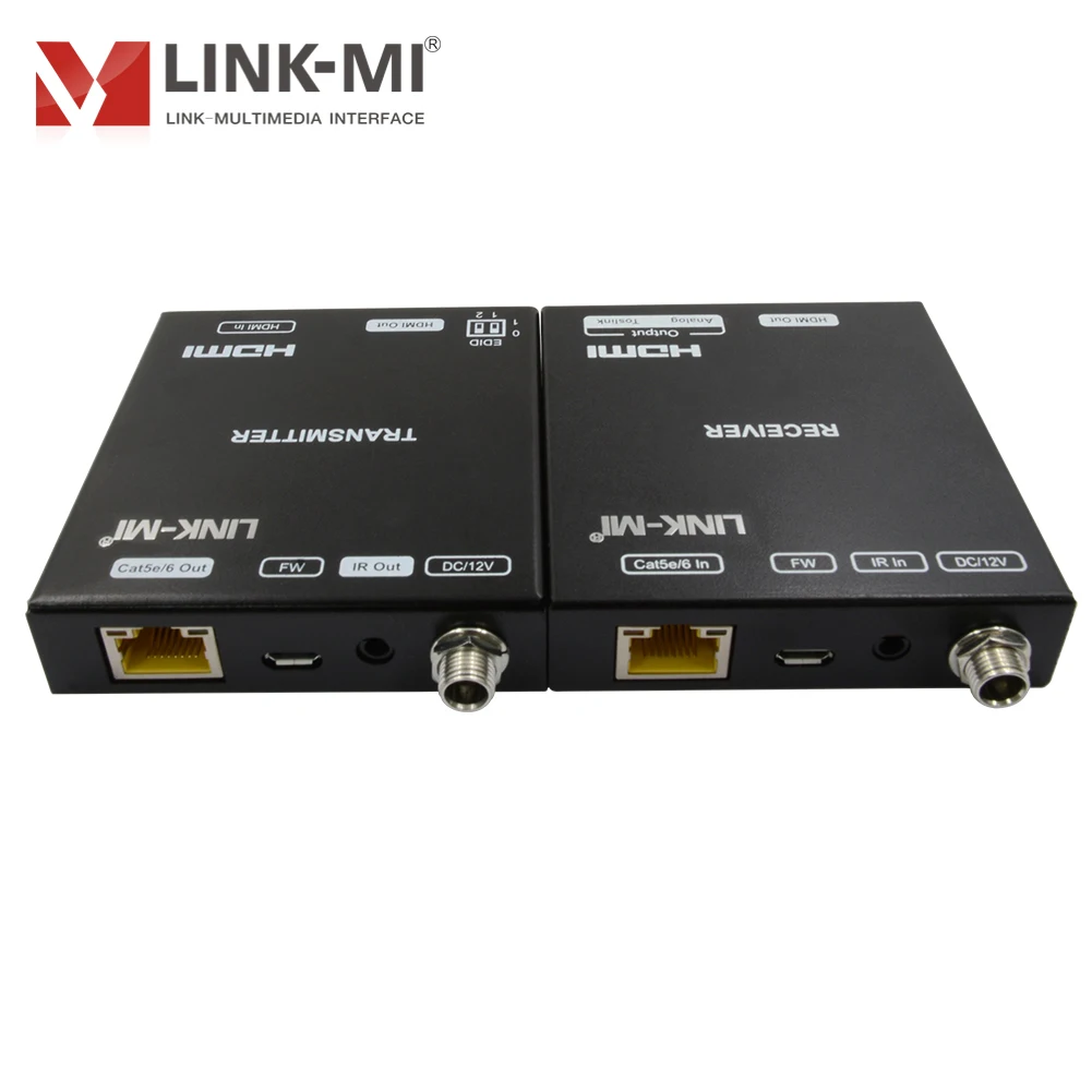 Фото LINK-MI 4K 90 м HDMI удлинитель 4K @ 60 Гц 18G Extender с петлей, HDR10, двойной псу, Поддержка SPDIF, PCM2.0 аналоговые извлечение аудиосигнала №4