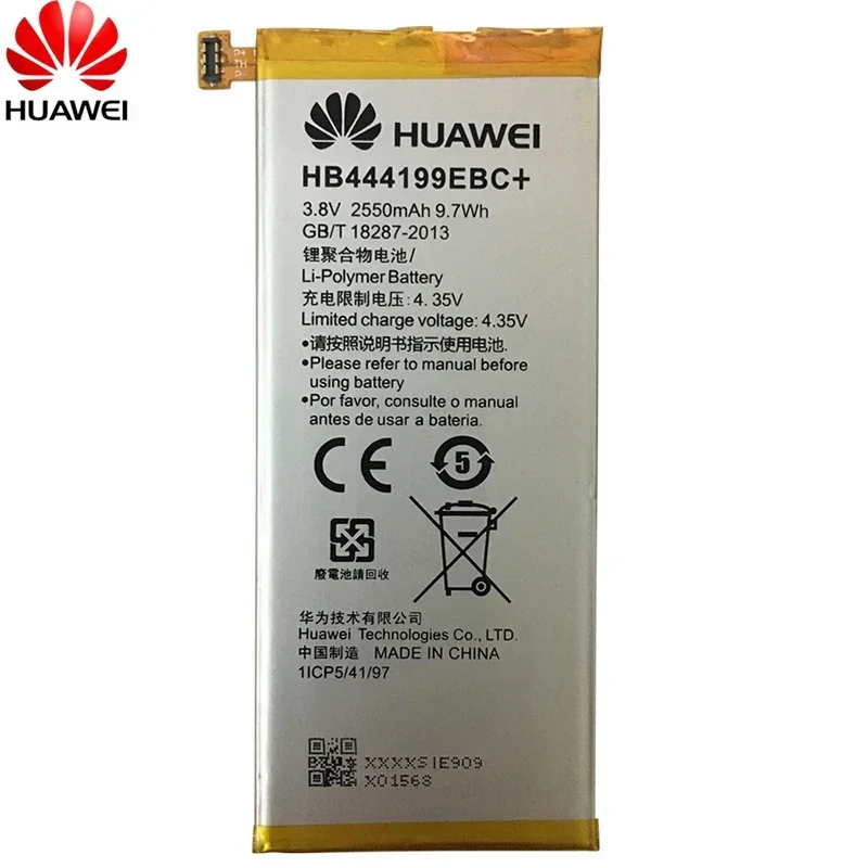 Фото Оригинальный аккумулятор Hua Wei 2550 мАч HB444199EBC для Huawei Honor 4C C8818 CHM- CL00 стандартная фотография №2