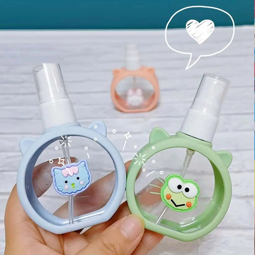 

Cute Cartoon Cat Lotion Spray Bottle Frog Cat Silicone Sleeve Can Be Filled With Portable Travel Storage Small Bottle Atomizer