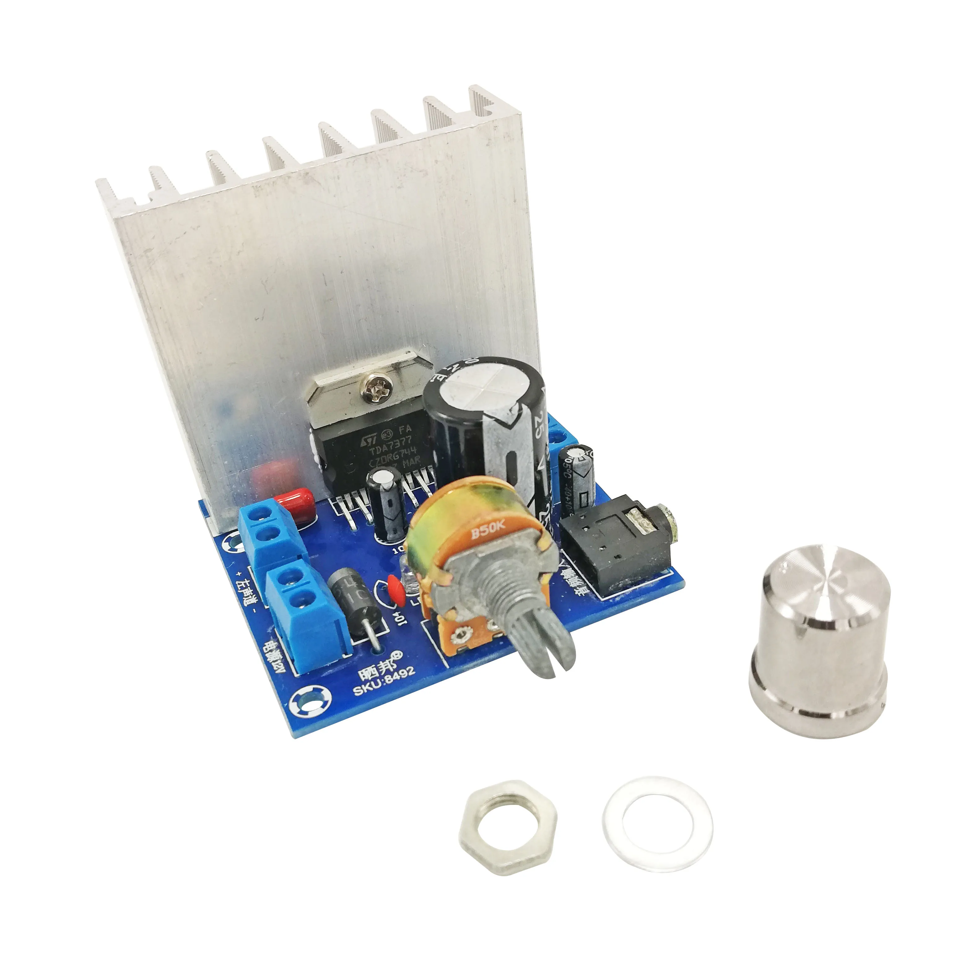 

DC 12V TDA7377 35W+35W 2x35W Amplifier Board 2.0 Double Track No Noise Amplifier Module Bookshelf Speakers Power