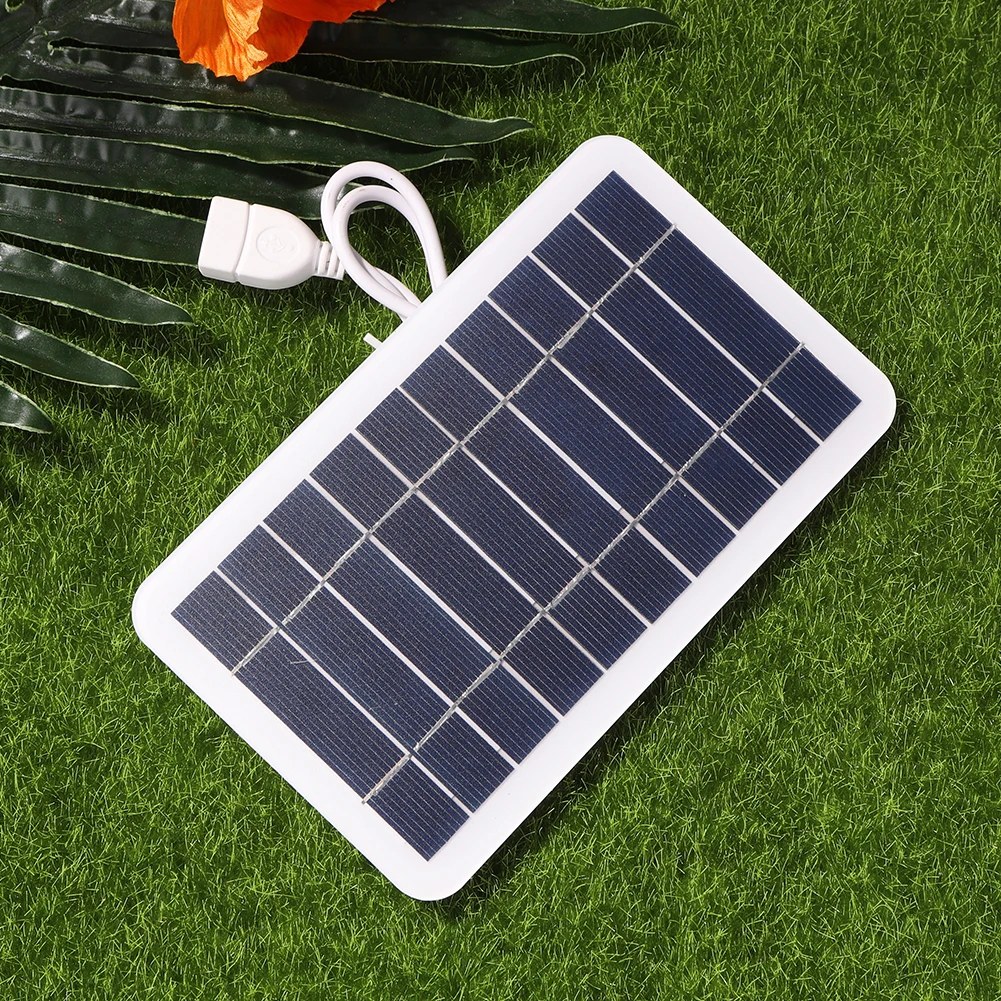 

1.5W 6V USB Solar Panel Polysilicon Portable Outdoor Travel DIY Solar Charger Generator for Light Mobile Phone Battery