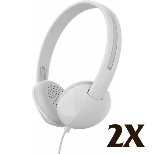 

2X наушники-вкладыши Skullcandy Stim с микрофоном-серый