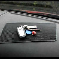 pvc car interior black sticky dashboard mat anti slip pad carpet phone holder