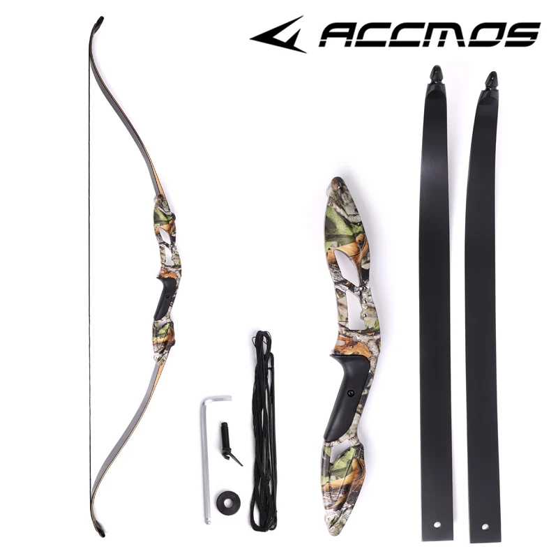 F179 Костюм изогнутого лука 56 дюймов 30-50 фунтов конечности 17 подставка для