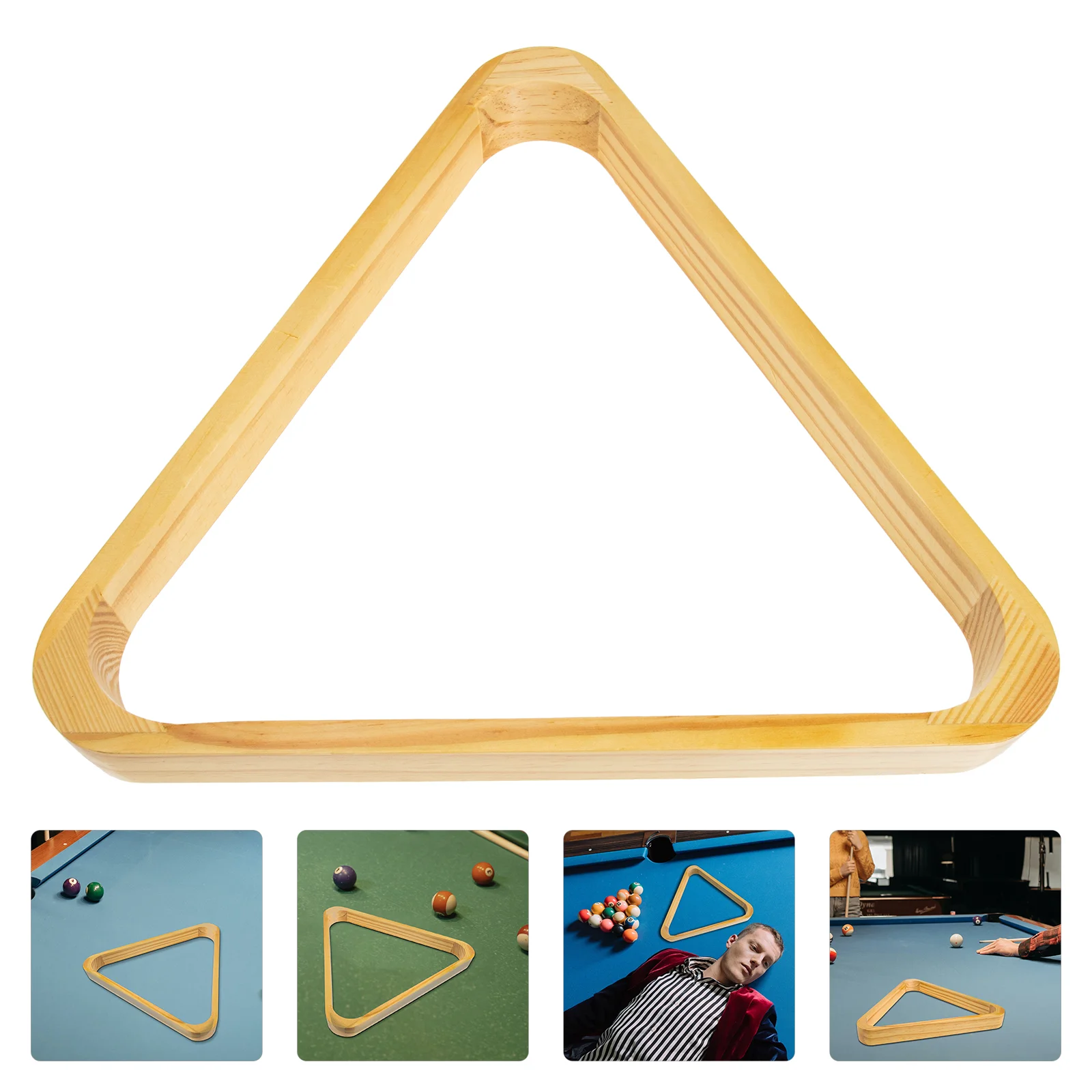 

Billiards Frame Snooker Fixing Rack Wood Pool Table Balls Holder Wooden Organizer Storage Stand