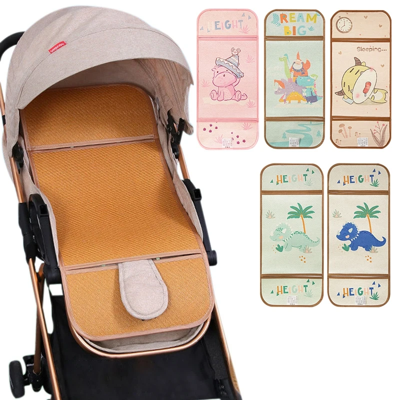 

Double Sided Baby Stroller Mat Summer Cool Trolley Liner Pad Toddler Pushchair Pram Mattress Foldable Stroller Accessories