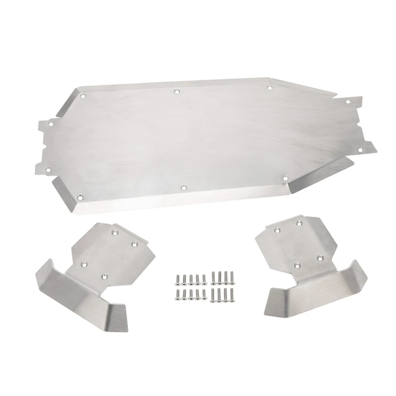 

Stainless Steel Chassis Armor Gearbox Protector Skid Plate For 1/8 Traxxas Sledge RC Car Upgrade Parts Accessories