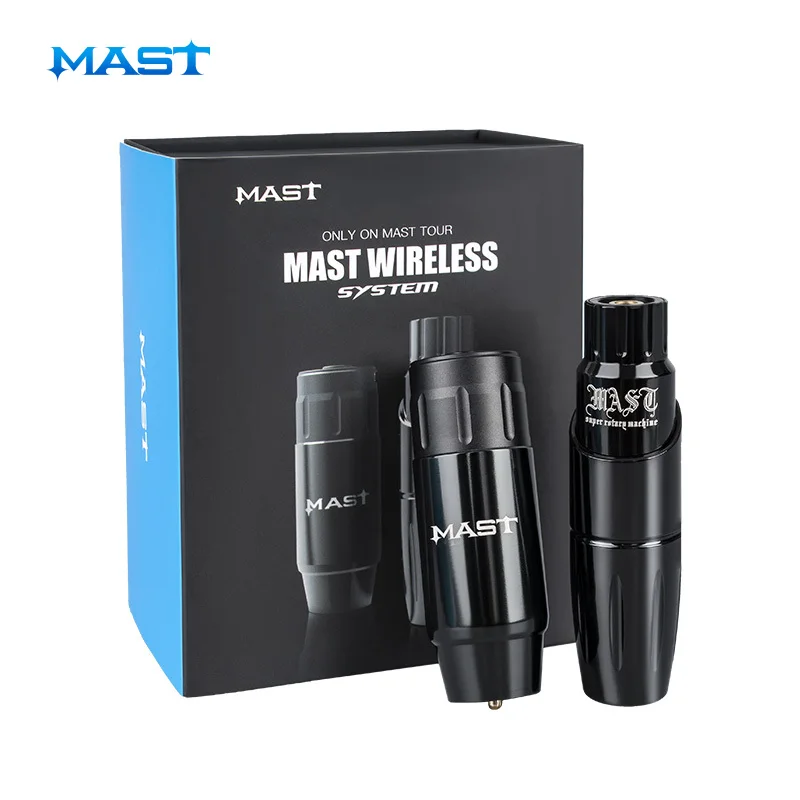 Professional Tattoo Rotary Pen Machine with Mast Wireless Tattoo Battery Power Set for Permanent Makeup Machine Tattoo Artist