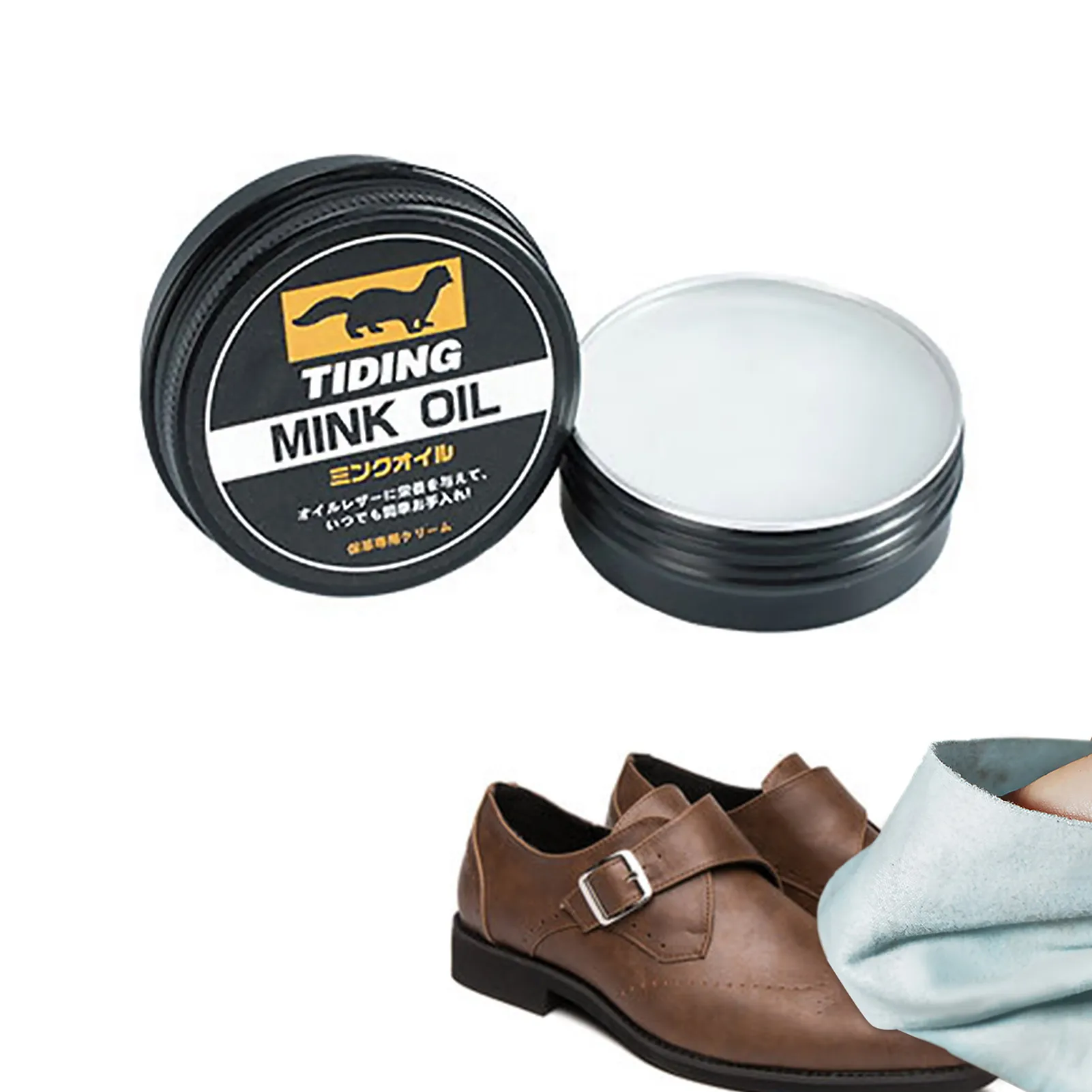 Leather Mink Oil Leather Conditioner And Leather Cleaner Mink Oil For Leather Boots Black Shoe Polish Leather Conditioner And