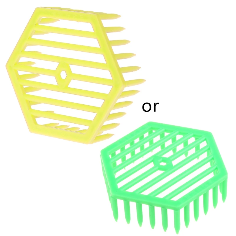 

1PC Bee Queen Cage Beekeeping Apiculture Tool Plastic Equipment Hexagonal Supplies Drop Shipping