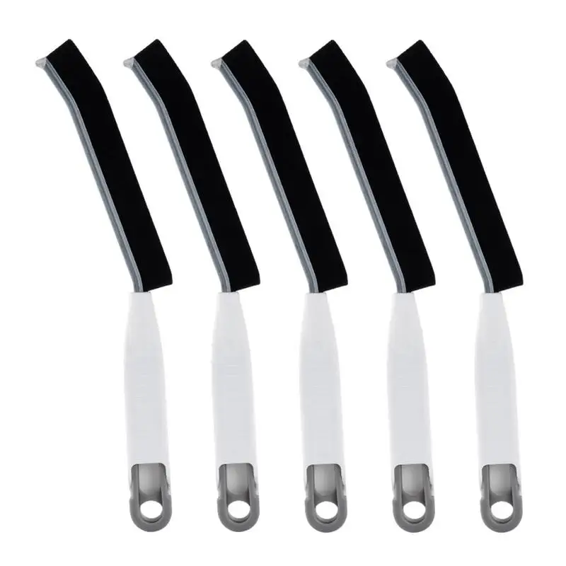 

Hard Bristle Crevice Brush Crevice Cleaning Brush With Long Slit Corner Cleaning Brushes With Tweezers Tail And Ergonomic Handle