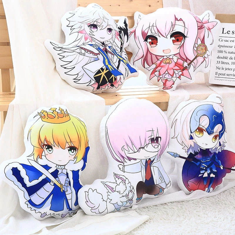 

Anime Fate Grand Order Arcade Pillow Cartoon Stuffed Plush Toy Office Nap Pillow Bed Sleep Pillow Home Decor Gift Doll for Kids