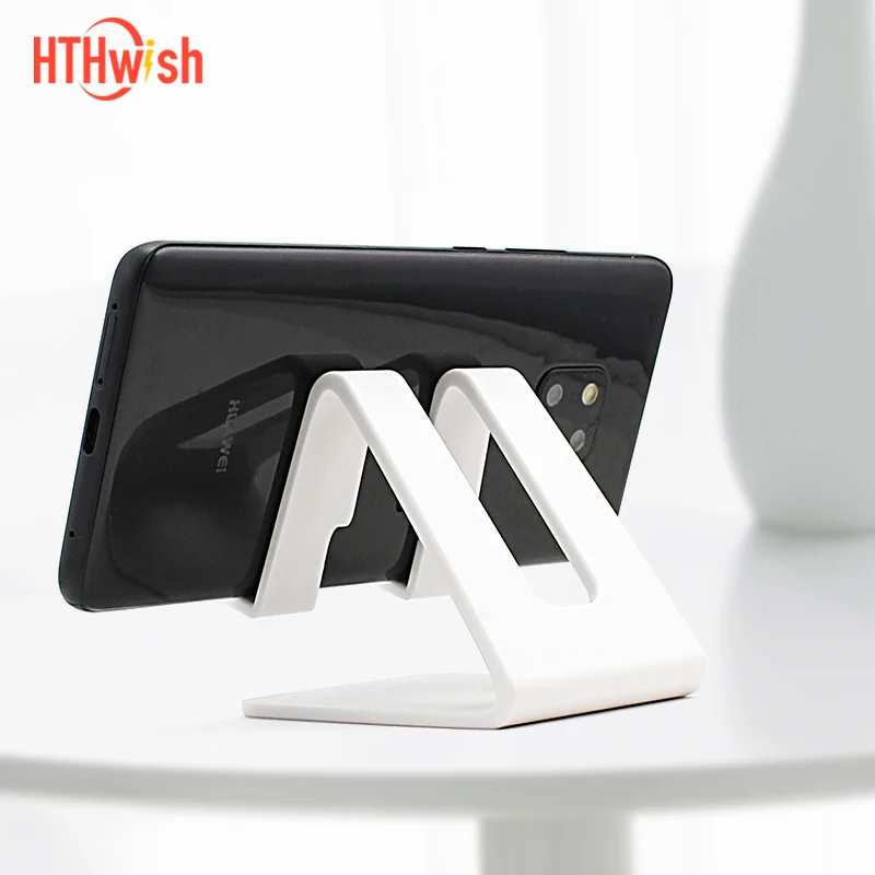 phone holder desk stand for iphone 12 pro max huawei p30 xiaomi mi9 triangle mobile phone stand support for cell phone tablet free global shipping