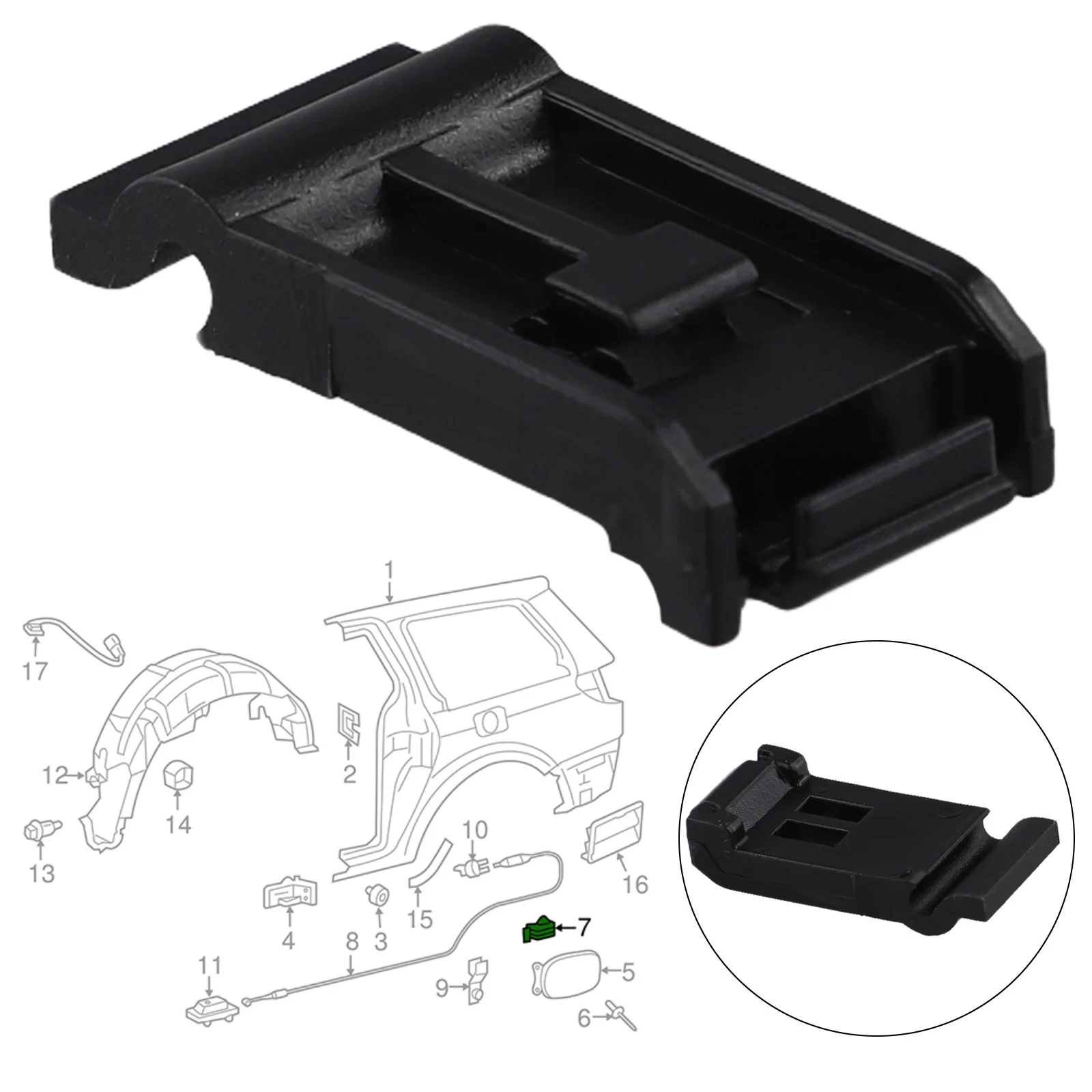 Пружина стопора дверцы крышки топливного отверстия 77358-30060 для Scion TC 4 Cyl 2.5L 2011-16