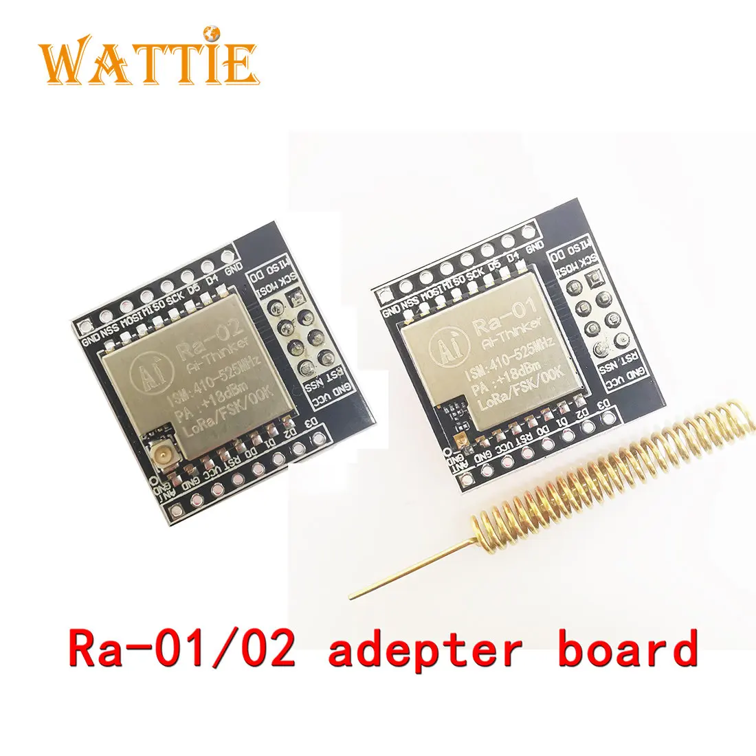 

ra 01 adepter board SX1278 Ra-01 Ra-02 Lora radio frequency data transmission module SPI interface 433MHz antenna Antenna Ra-01