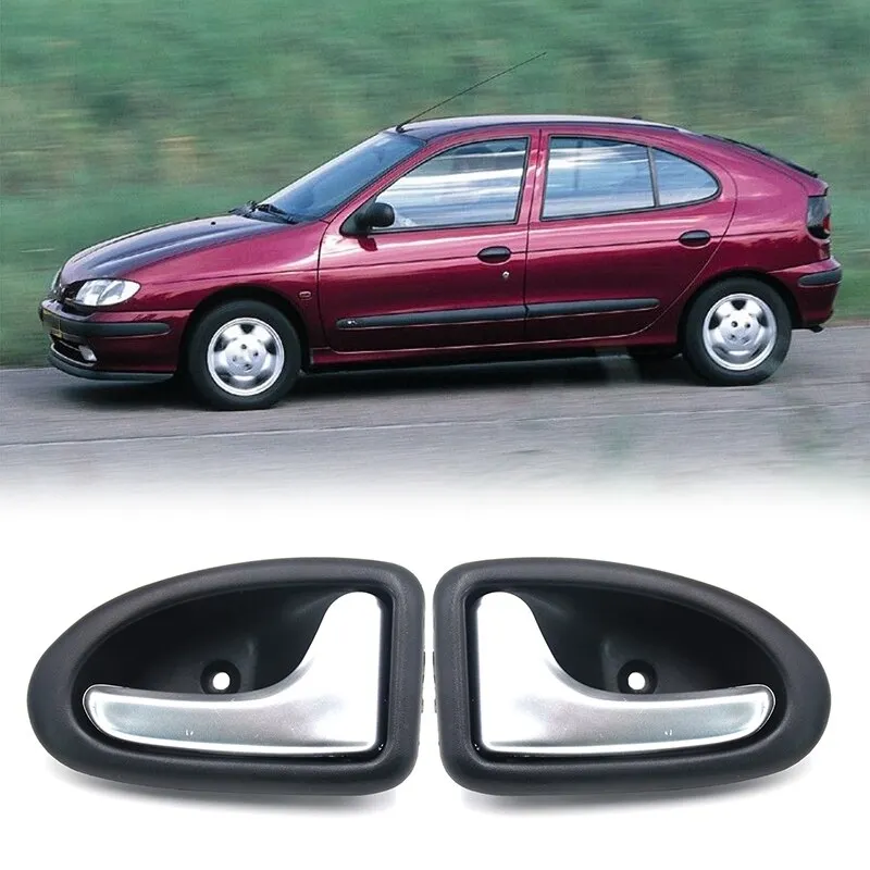 

Черная и хромированная дверная ручка для RENAULT CLIO 2000 Ndash 2009 2/3-4/5, высококачественное украшение интерьера автомобиля