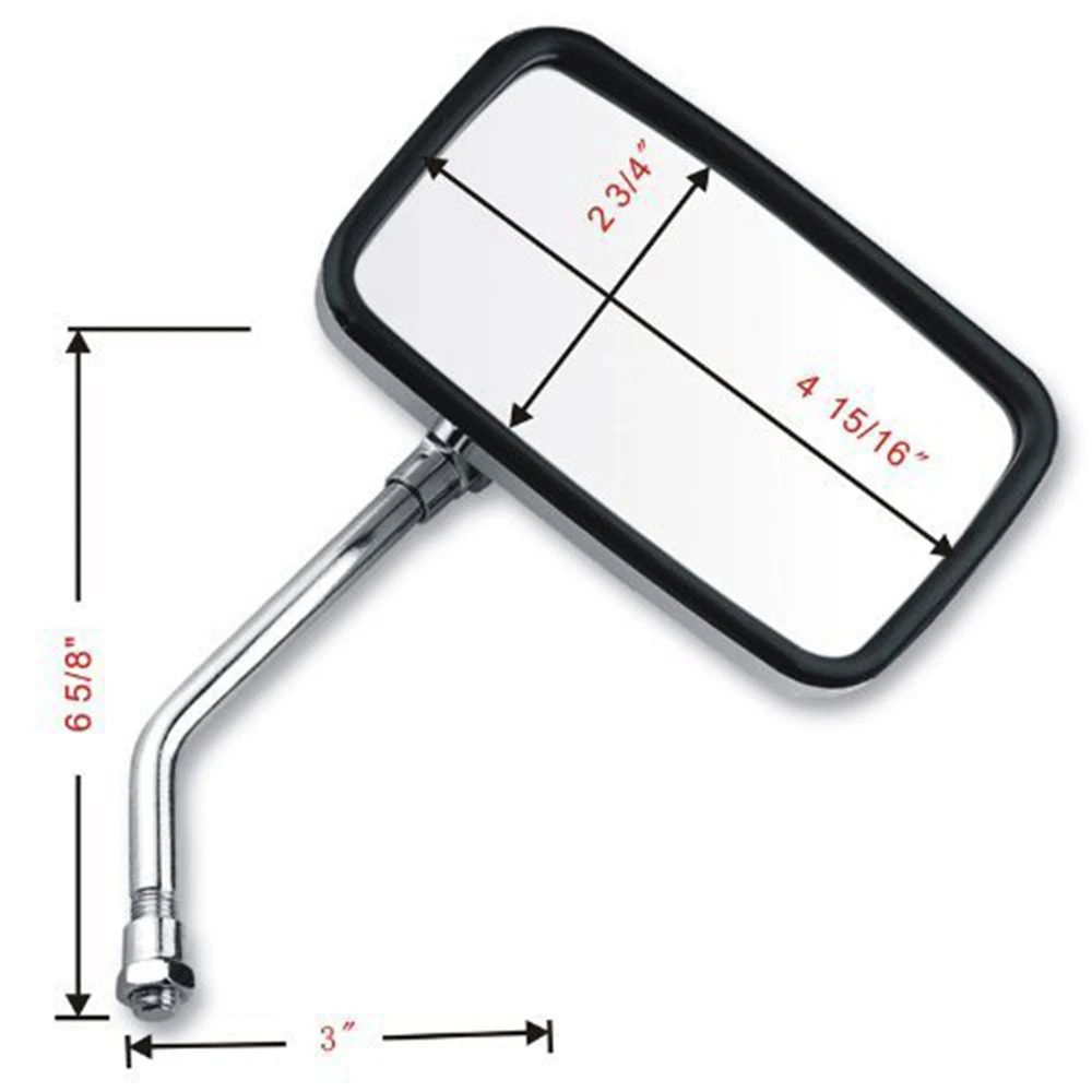 Модифицированное квадратное зеркало заднего вида для мотоцикла Honda Shadow VT 1100 VT600