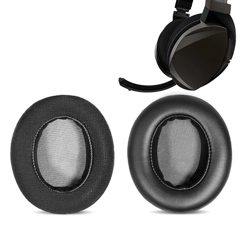 

Sponge Earphone Ear Pads Replacement Soft Foam Cushion Earpads for -ASUS ROG Strix Fusion 300/500/700 Headphone