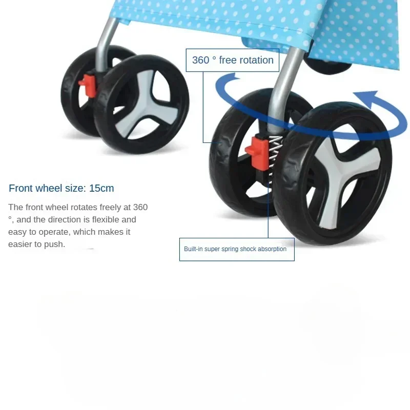 Детская прогулочная коляска для домашних животных складная Коляска среднего и