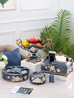 gy fruit plate european style luxury high end modern light luxury tea table decoration set creative advanced candy box