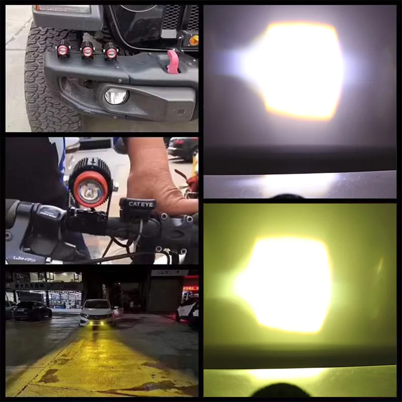 1/2 шт. светодиодные фары для мотоцикла