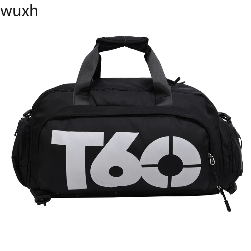 T60 Sports Gym Bag Waterproof SportsT60  Bags for Men Fitness Women Yoga Training Handbag with Shoe Compartment Travel Sac De Sp