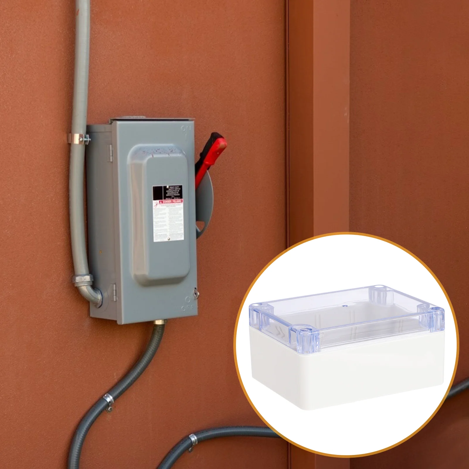 

Box Junction Project Plastic Case Enclosure Electrical Boxes Electronics Drill Cover Universal Power