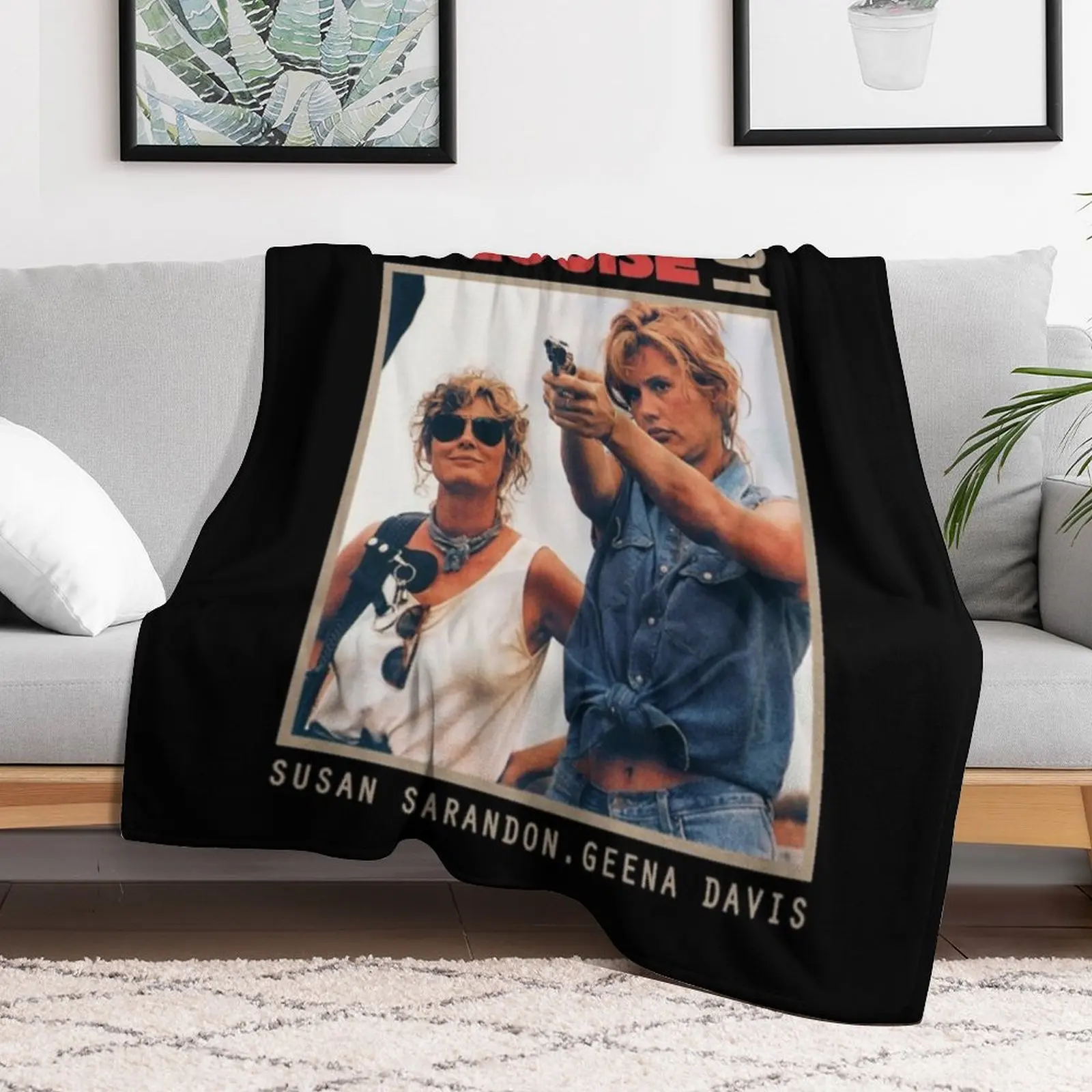 Фото Плед Thelma And Louise, стильное декоративное одеяло, подарок для друзей, соседей по комнате №2