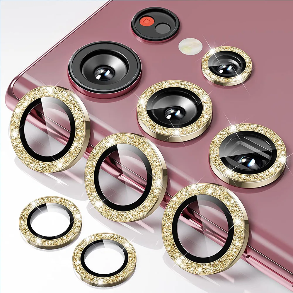 

Metal Diamond Camera Lens Protector For Samsung S23 Ultra S22 Ultra Protective Lens Glass For Samsung Galaxy S23 S22 Ultra Plus