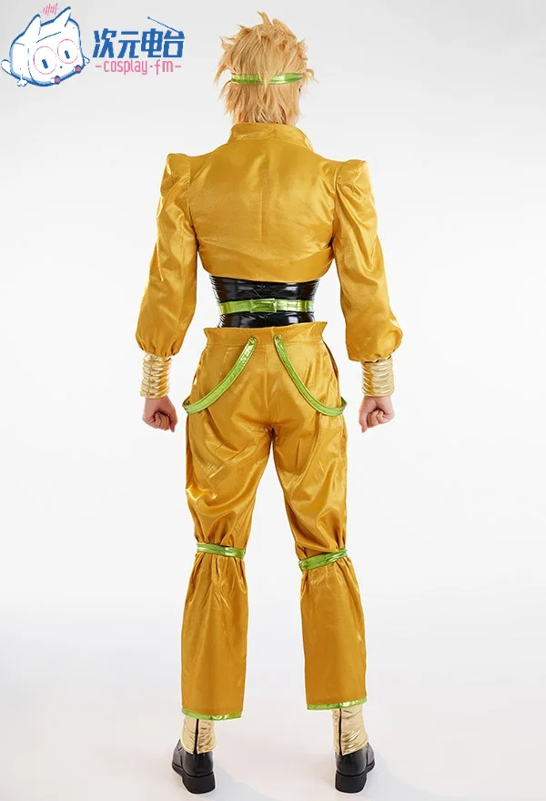 Невероятные приключения ДжоДжо костюмы для косплея Дио Брандо топ брюки