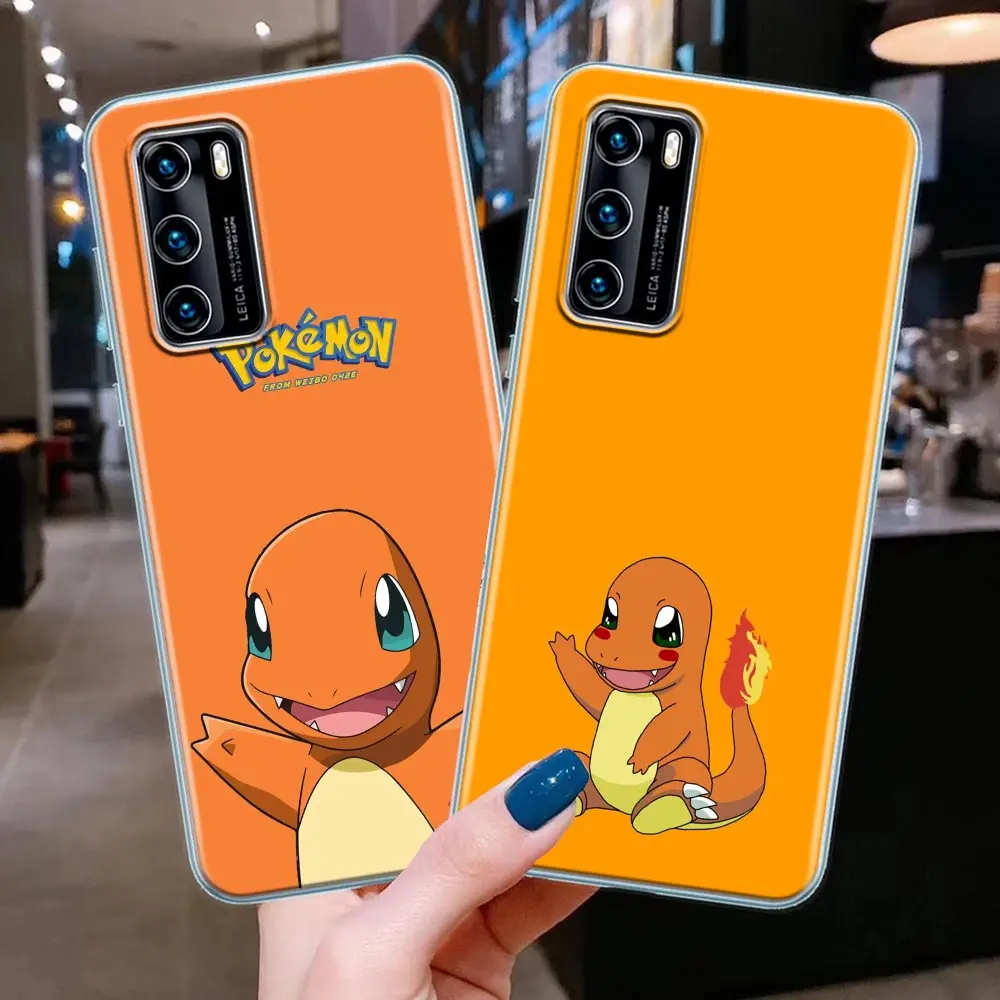 

Pikachu Pokemon Charizard Phone Case for Huawei P20 P30 P40 Plus Lite 4G P50 Pro P Smart Z 2019 Soft Silicone Case Cover Pikachu