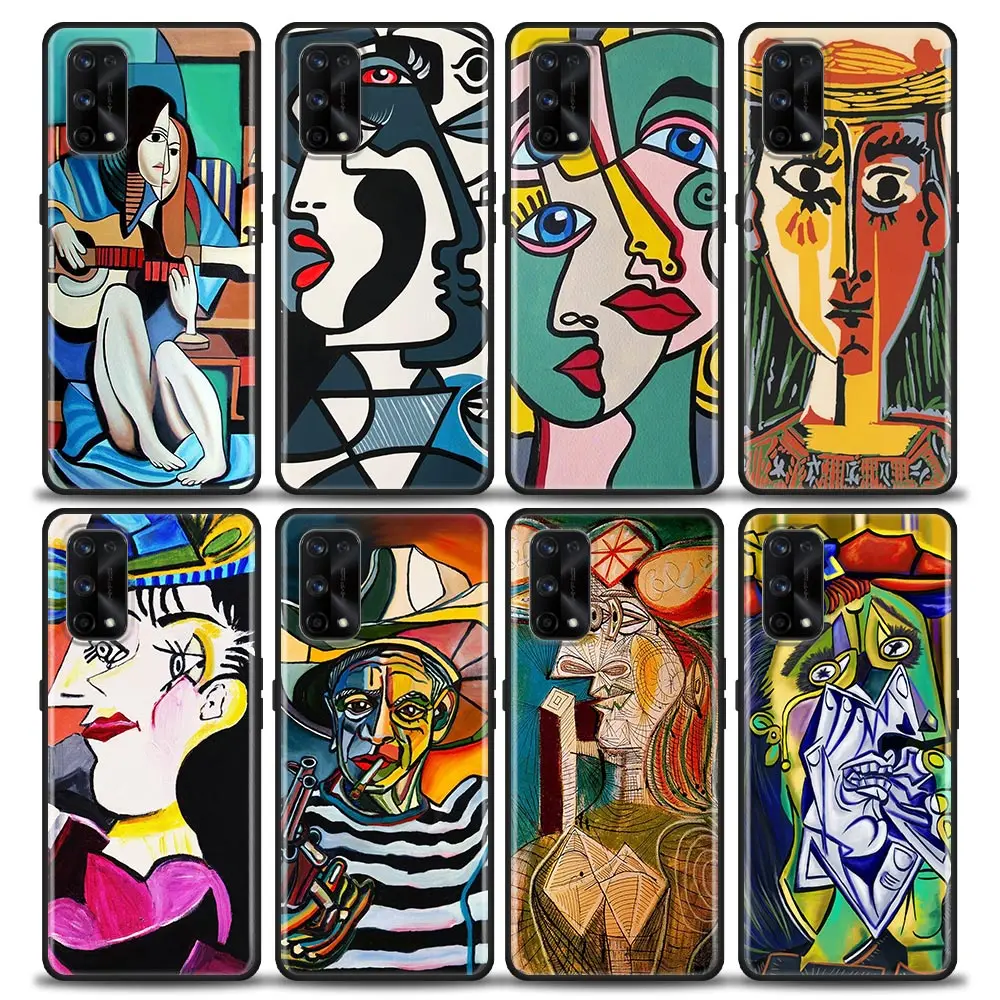 

Abstract Art Painting Picasso Phone Case For Oppo Realme 8i 8 9 7 6 5 Pro 9i 7i 5i 6i XT 5G Cases Soft Cover Realme 8Pro 8i