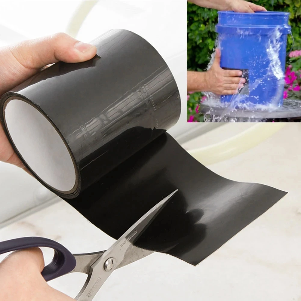

Patch PVC Pipe Super Strong Waterproof Tape Stop Leaks Seal Repair Tape Performance Self Fix Tape Adhesive Insulating Duct