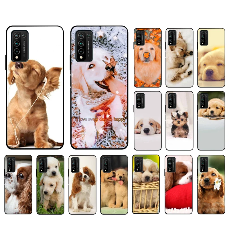 

Puppy Dog Puppies Phone Case For Huawei Honor 9X 9A 8X 8S 7A 7C 20 10i 10Xlite Y6 Y5 P40 P30 lite P20Pro Mate20Pro Mate20lite
