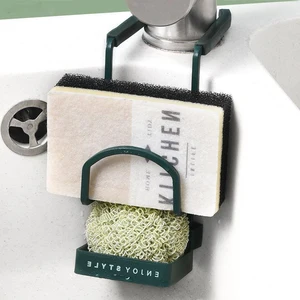 kitchen sponge storage holder sink drainer rack shelf stainless steel sink basket kitchen organizer gadget bathroom accessories free global shipping