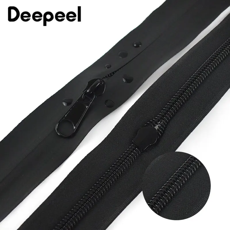 

4/10M 3# 5# 8# 10# Waterproof Zipper Nylon Zip Tape Bag Clothing Luggage Decorative Zippers Repair Kit Sewing Zips Accessories