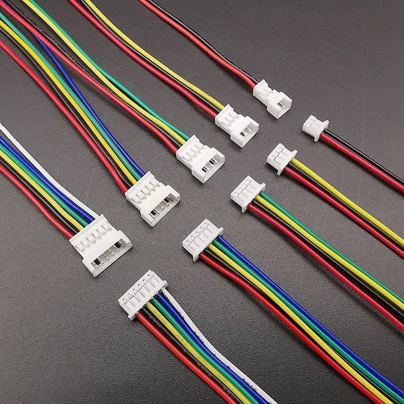 

LOCHEUK Мини-разъемы JST 1,25 мм 2/3/4/5/6-контактные с проводом 28AWG 10 см
