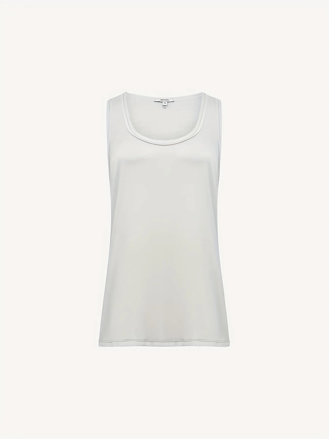 

Майка из шелковой смеси с круглым вырезом