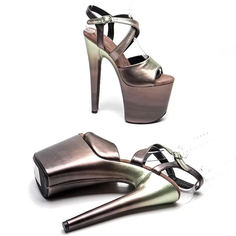 Женские новые сандалии из искусственной кожи 20 см/8 дюймов пикантные