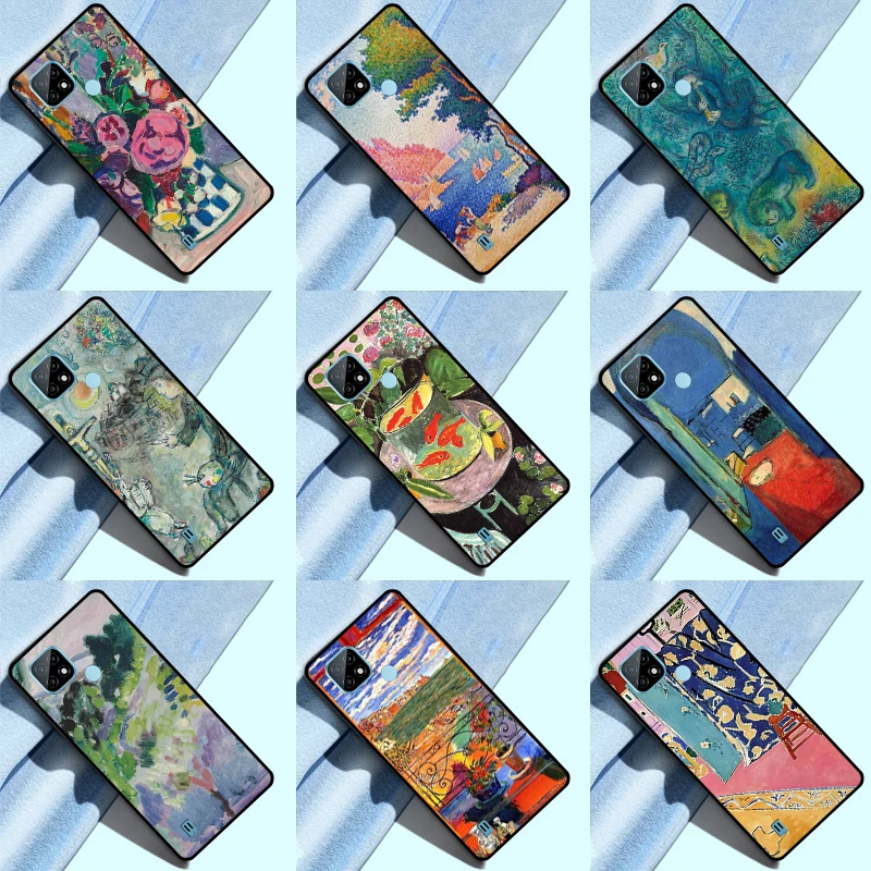 Matisse Oil Painting Phone Case For Realme GT Neo 2T 3T For 8 Pro 8i GT Master GT Neo 2 C15 C21 C25 C31 C35 Coque